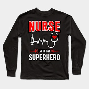 Nurse t-shirt Design Long Sleeve T-Shirt